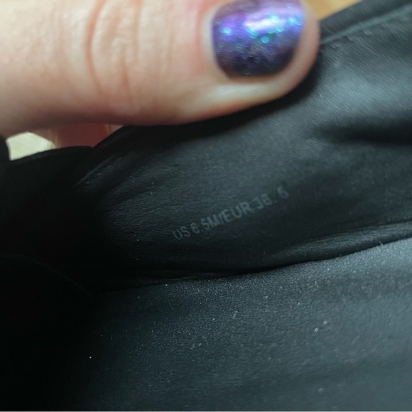 Vince Women’s Black Perforated Leather Blair Slip On Sneaker C5000L1 Size 6.5 - Picture 9 of 11